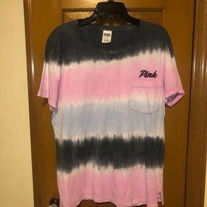 VS PINK tie dye tee
